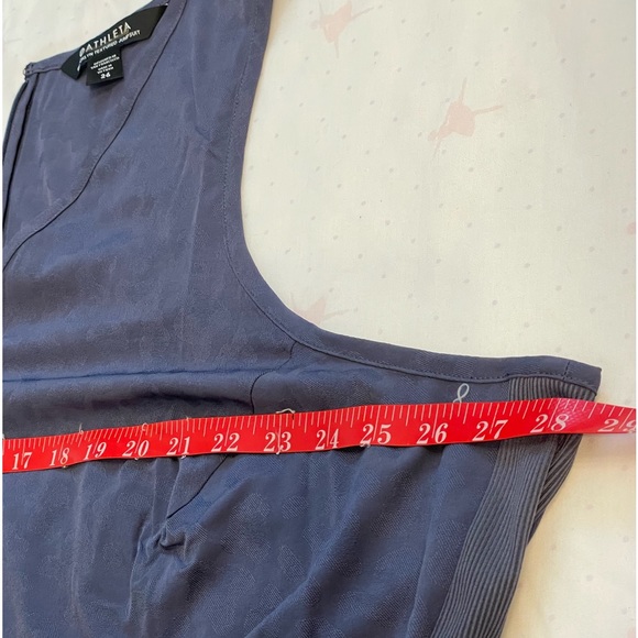 Athleta Leopard Midieval Violet Brooklyn Textured Jumpsuit Sz 26  NWOT - Picture 8 of 11